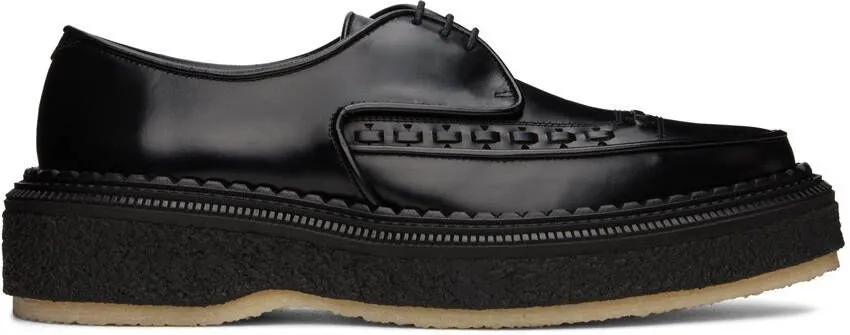 Adieu Black Type 101 Oxfords