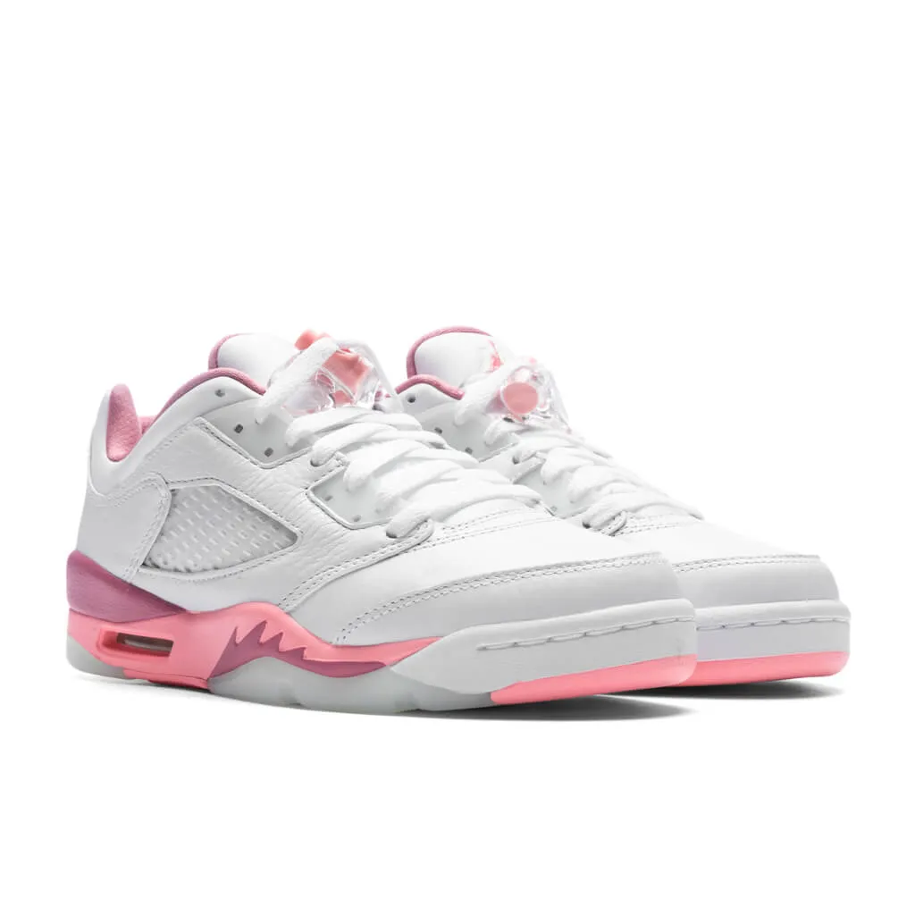 Air Jordan 5 Low Desert Berry (GS) - White/Coral Chalk/Desert Berry