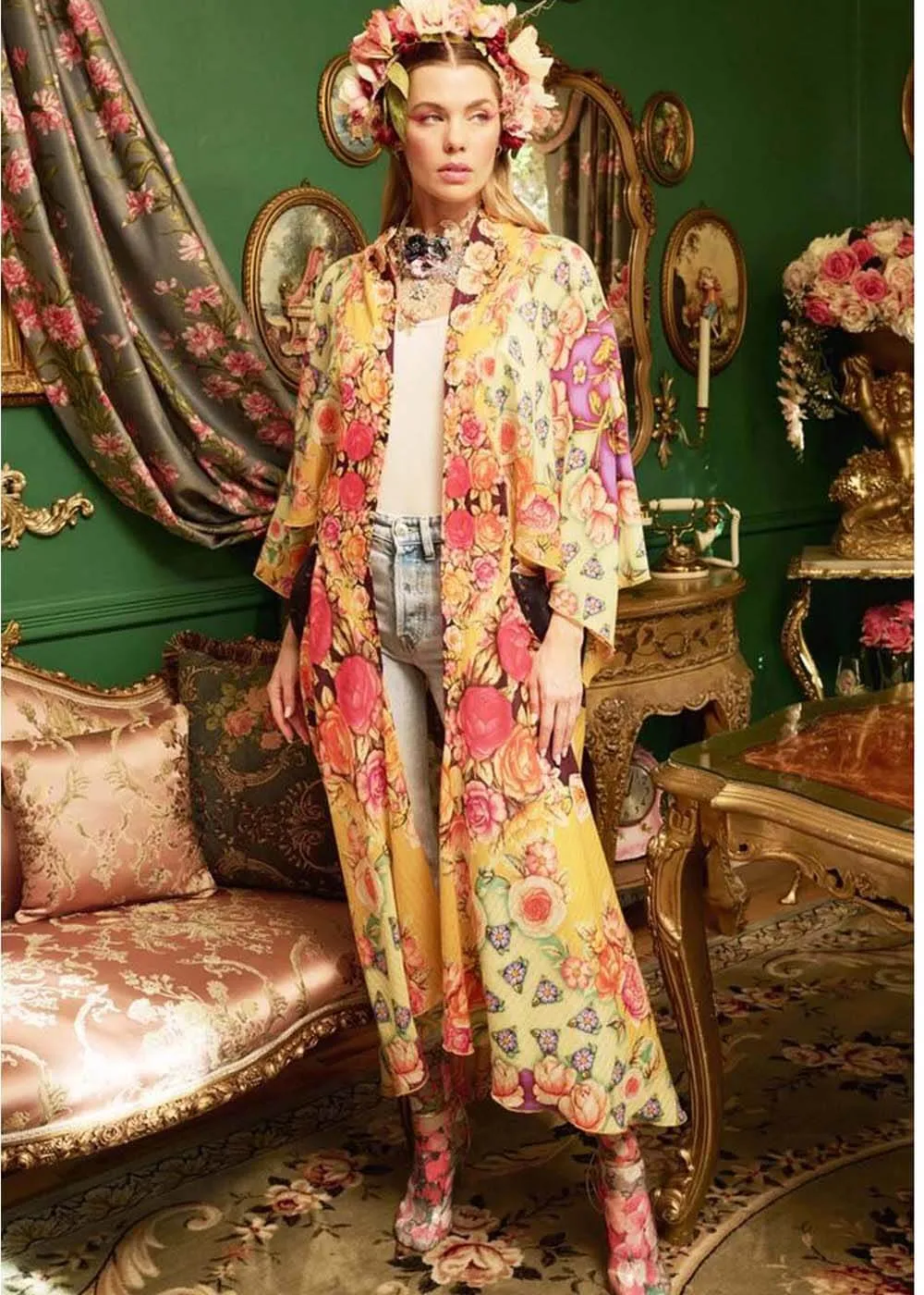 Aratta Primavera Kimono Multicolour