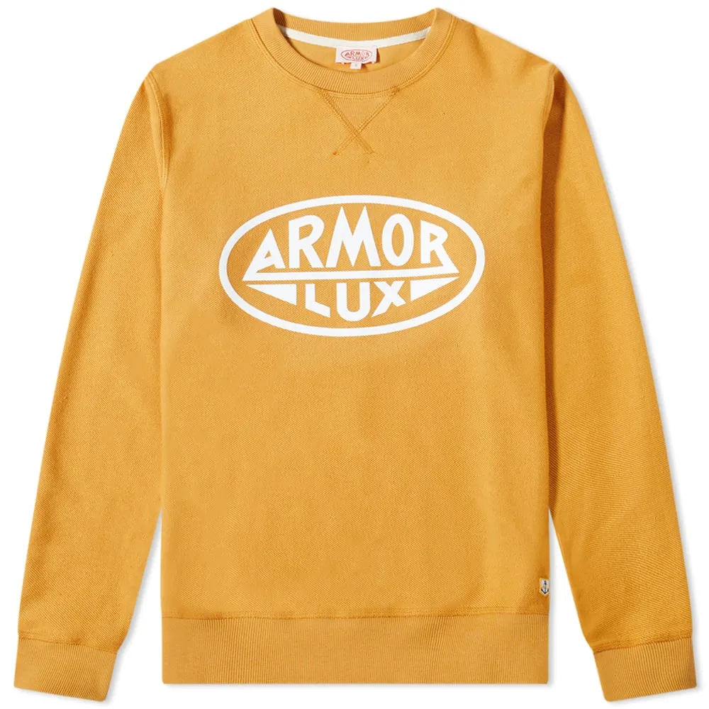 Armor-Lux Circle Logo Crew SweatGold