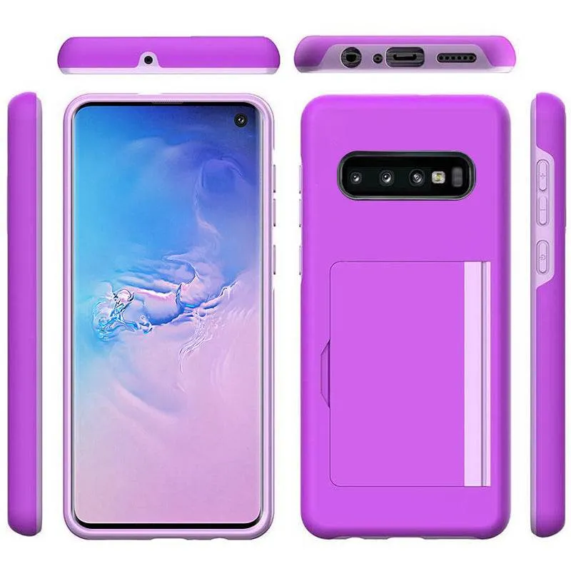 Armor Protective Card Holder Case for Samsung S10(5G)