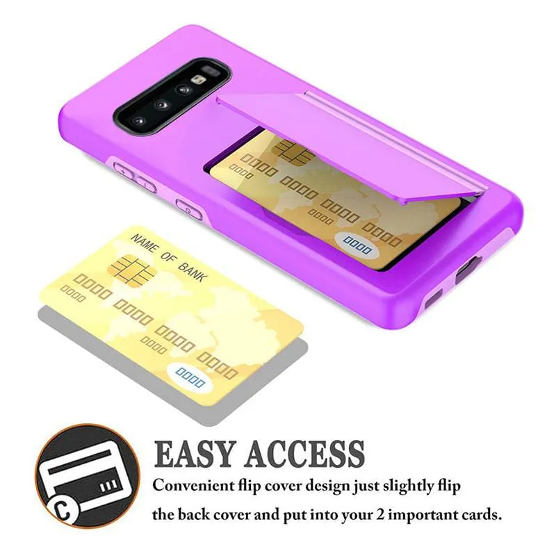 Armor Protective Card Holder Case for Samsung S10(5G)