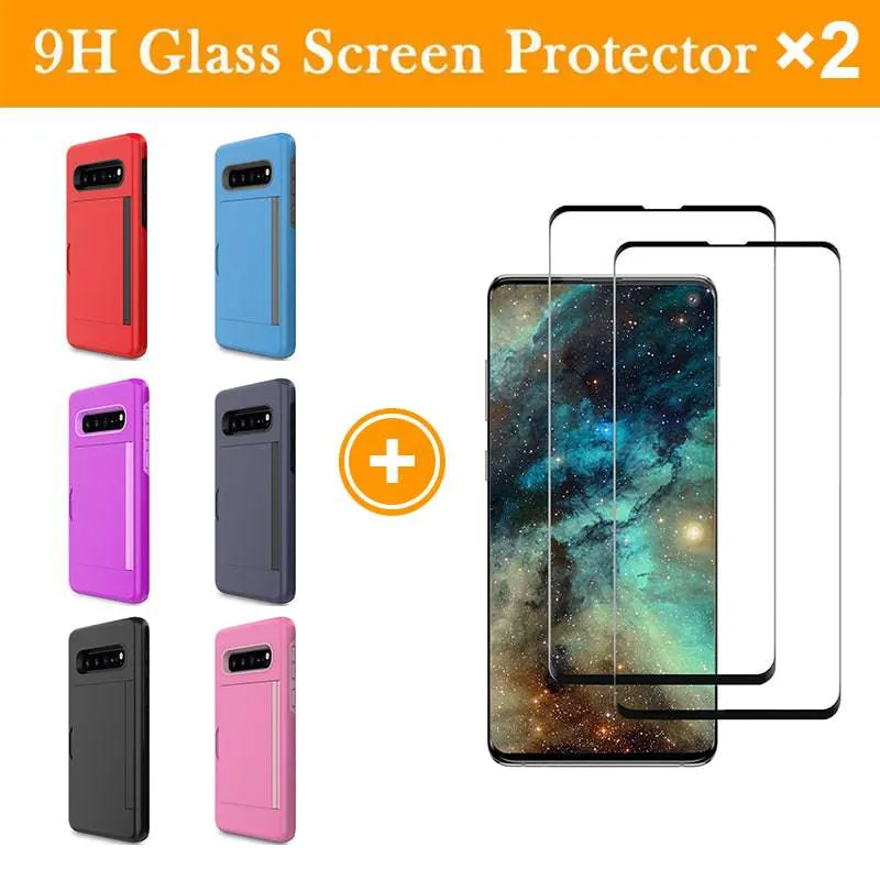 Armor Protective Card Holder Case for Samsung S10(5G)