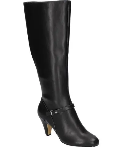 Bella Vita Sasha Plus Womens Faux Leather Almond Toe Knee-High Boots