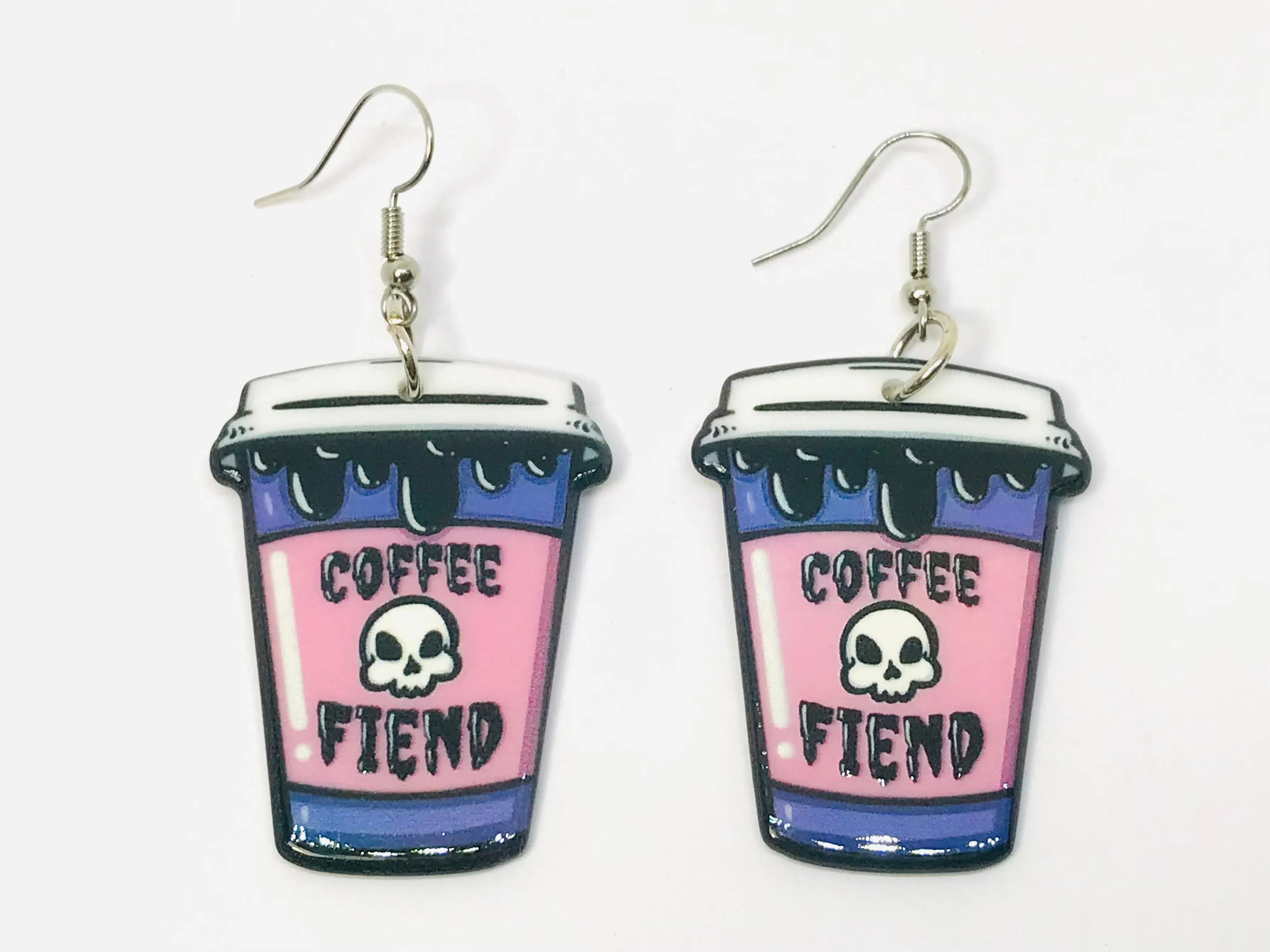 BFF  Fiend Evil Spirit Coffee Earrings