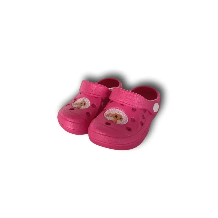 BING BNP 9263 Ciabatte Clogs Bambina Mare Piscina Casa Bing Fuxia