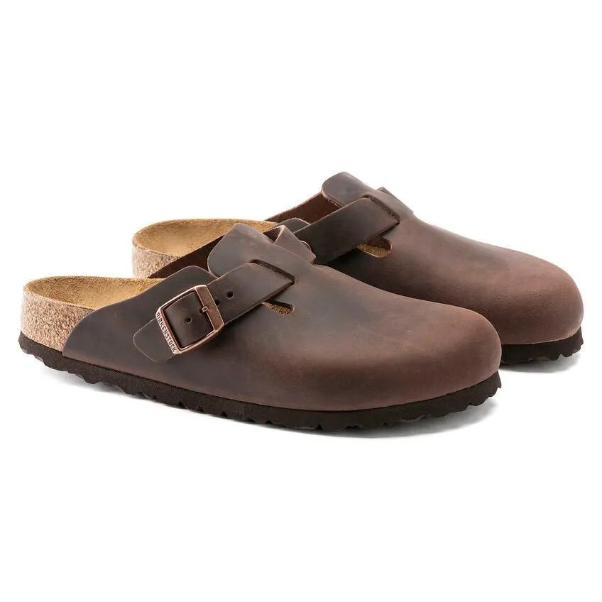 Birkenstock Boston - Habana Oiled Leather