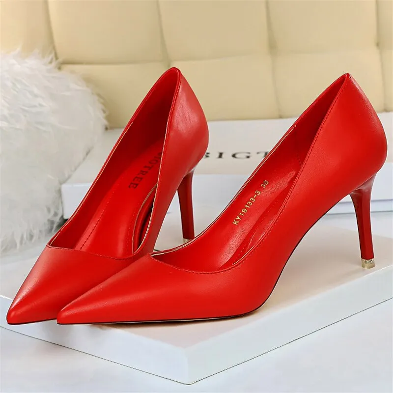 Blue High Heels Luxury  Stiletto Wedding Designed Pumps