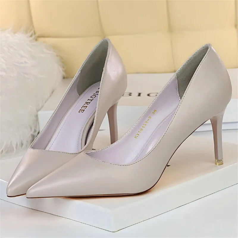 Blue High Heels Luxury  Stiletto Wedding Designed Pumps