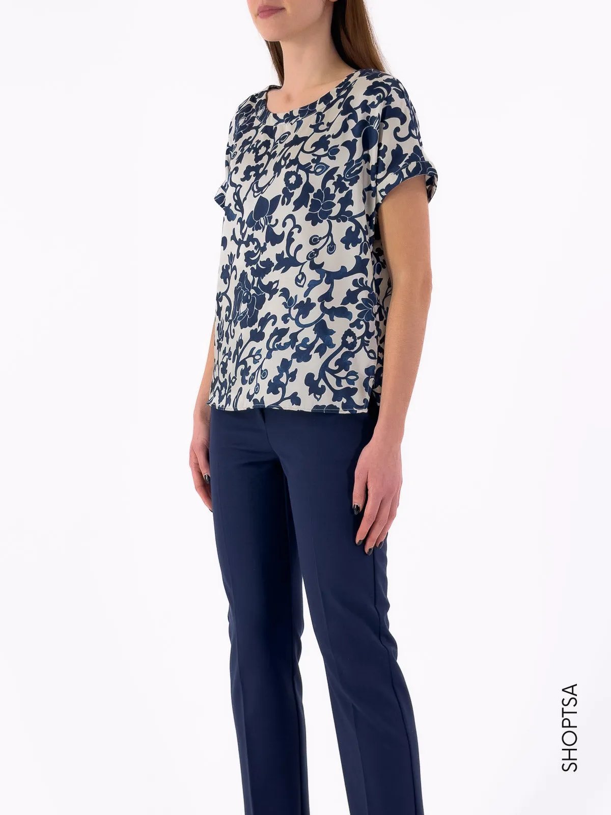 Blusa in twill RUBINO - EMME Marella