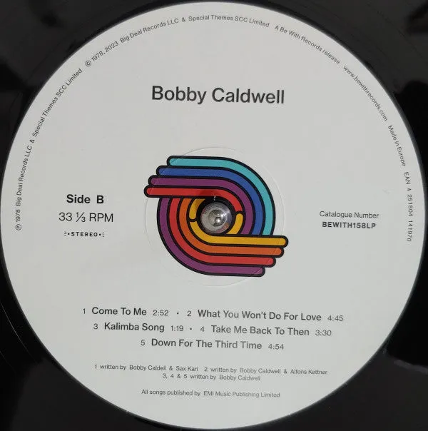 Bobby Caldwell ~ Bobby Caldwell