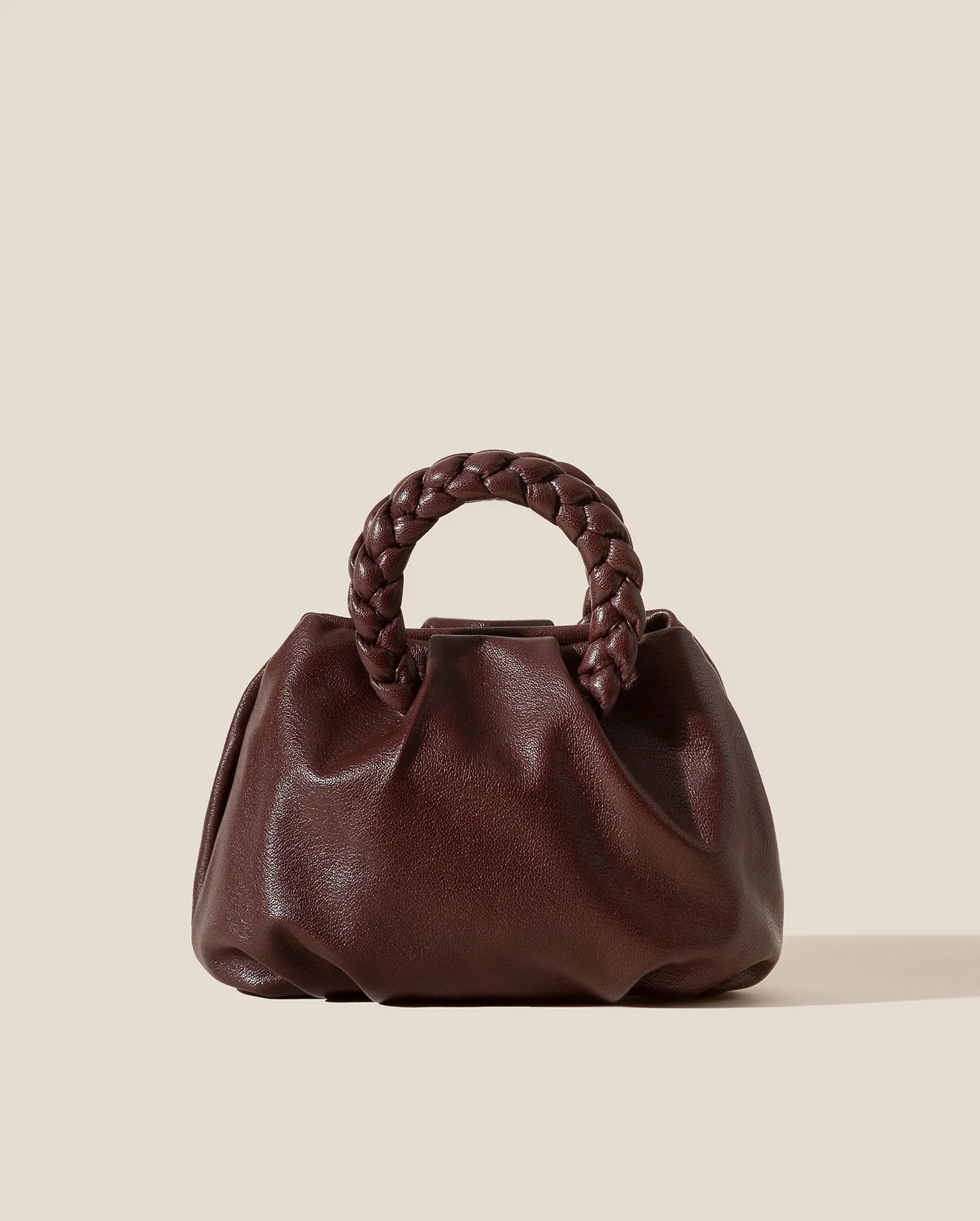 BOMBON SHINY MEDIUM BAG / MAHOGANY