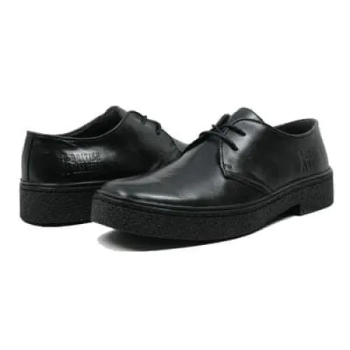 British Walkers Playboy Classic Low Cut Men's Black Leather Oxfords