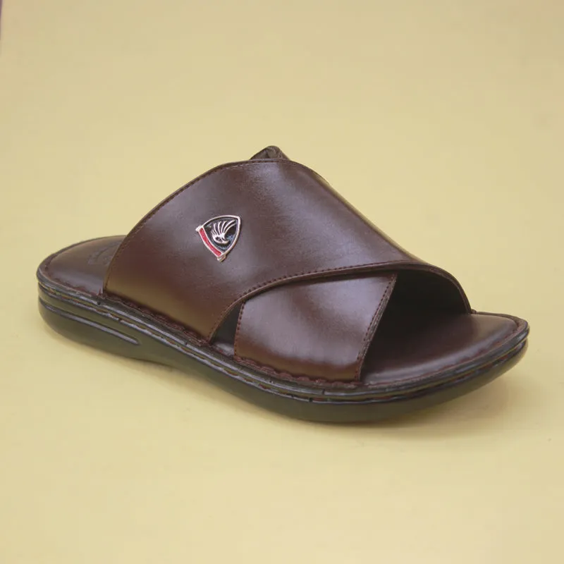 Brown medicated slippers