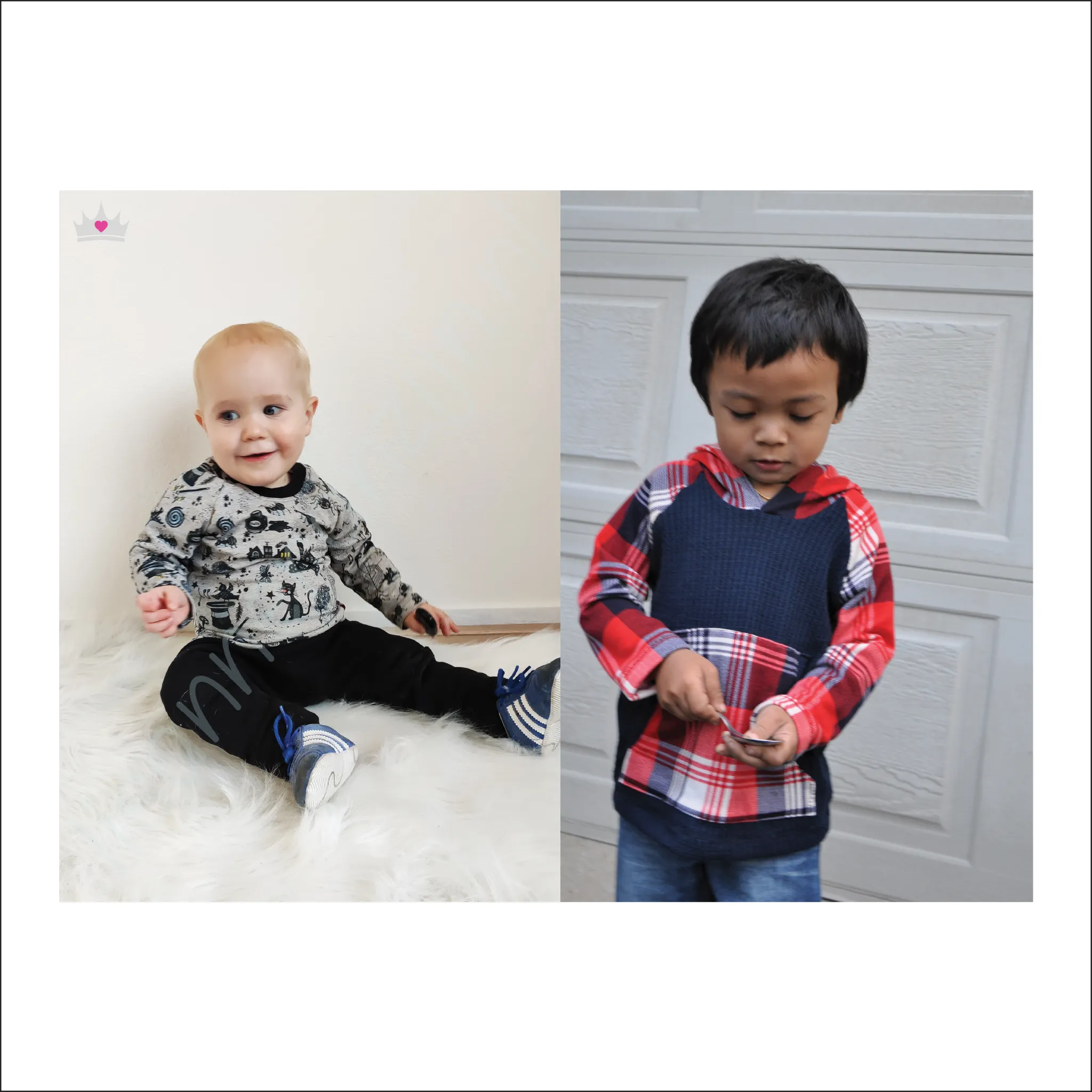 BUNDLE Roxy Raglan | Adult Sizes S1 - L3 | Baby to Big Kid Sizes NB - 16 | Beginner Level Sewing Pattern