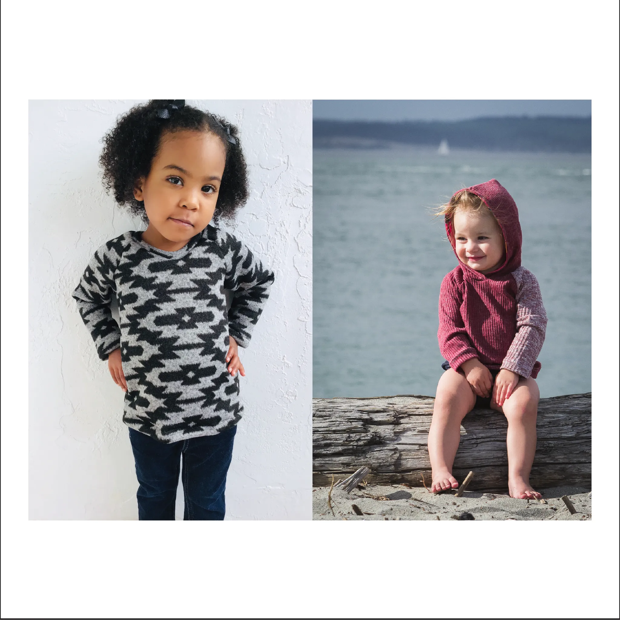 BUNDLE Roxy Raglan | Adult Sizes S1 - L3 | Baby to Big Kid Sizes NB - 16 | Beginner Level Sewing Pattern