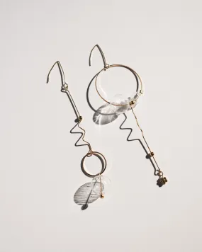 Clara Earrings in Clear