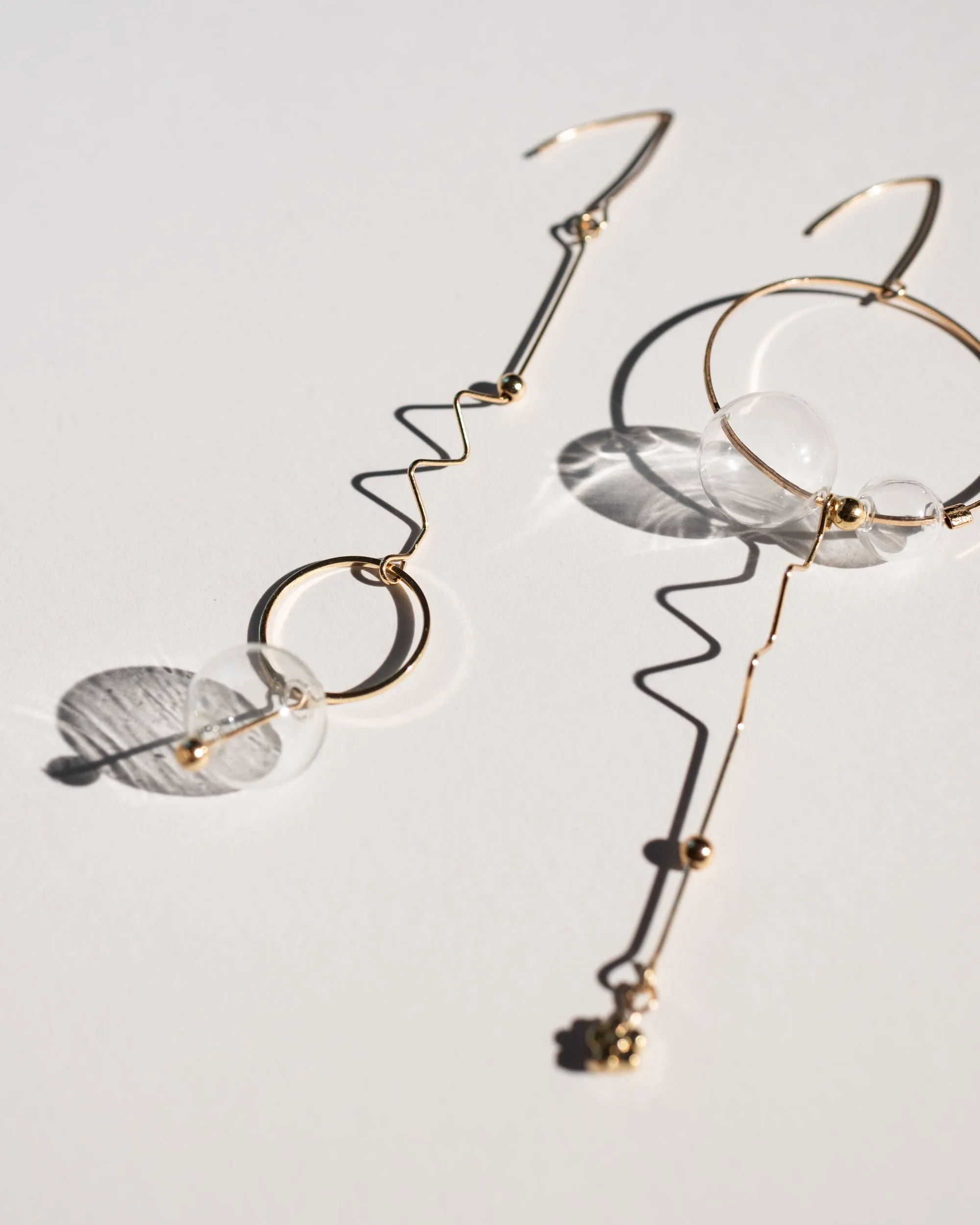 Clara Earrings in Clear