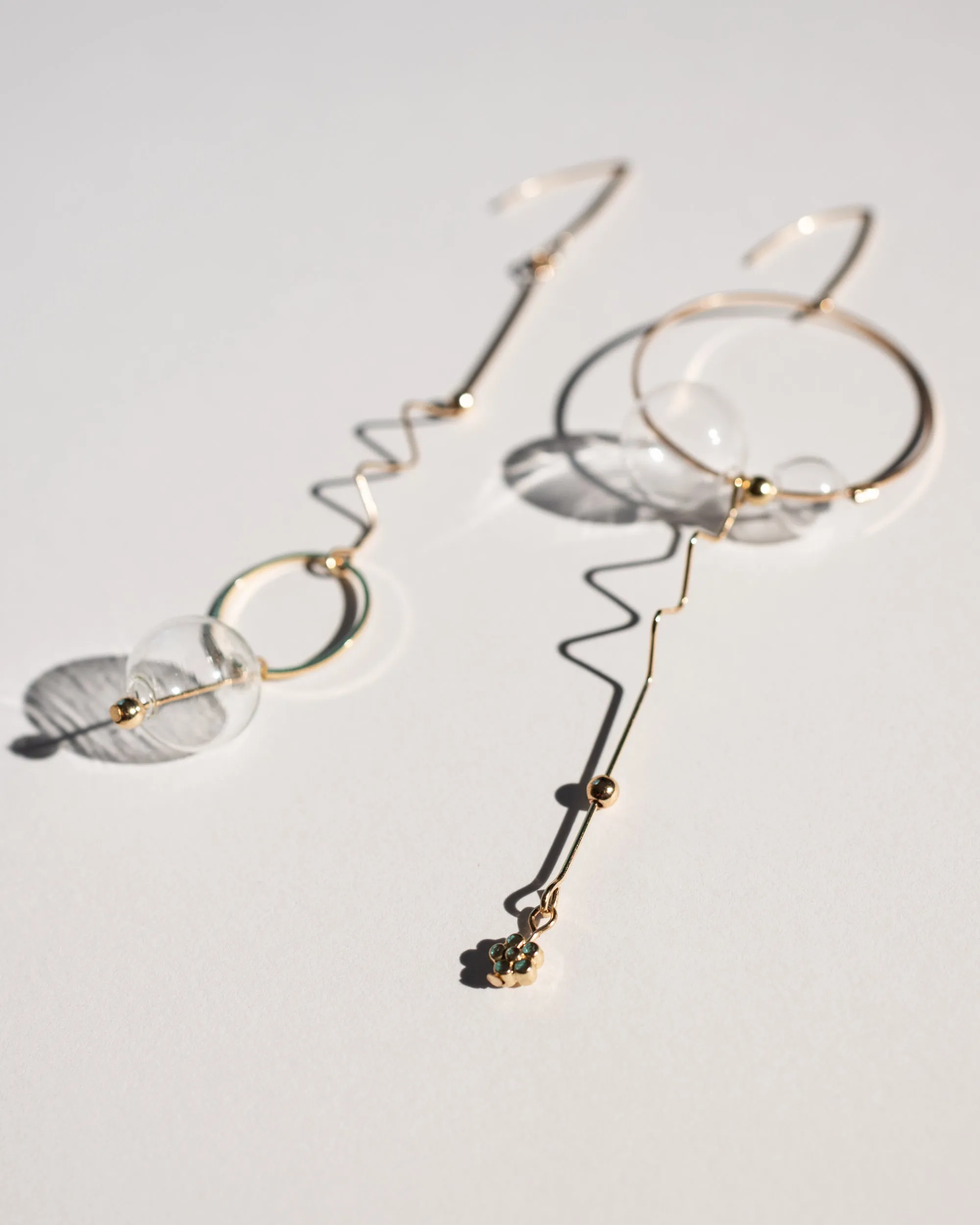 Clara Earrings in Clear