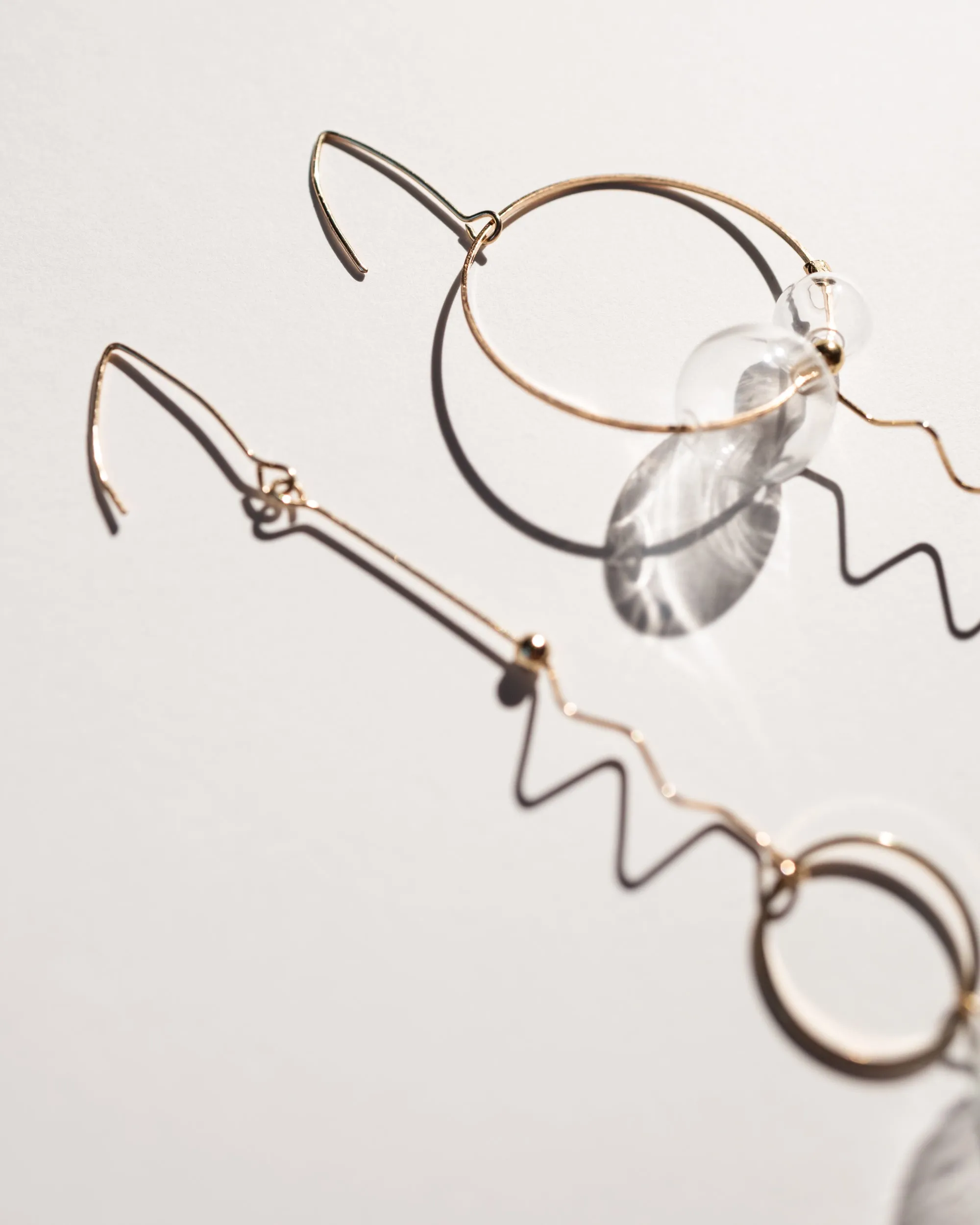 Clara Earrings in Clear