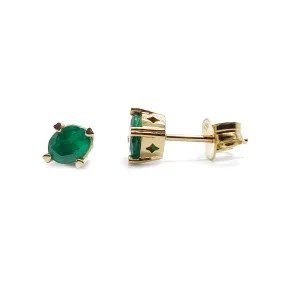 Compass Emerald Earrings