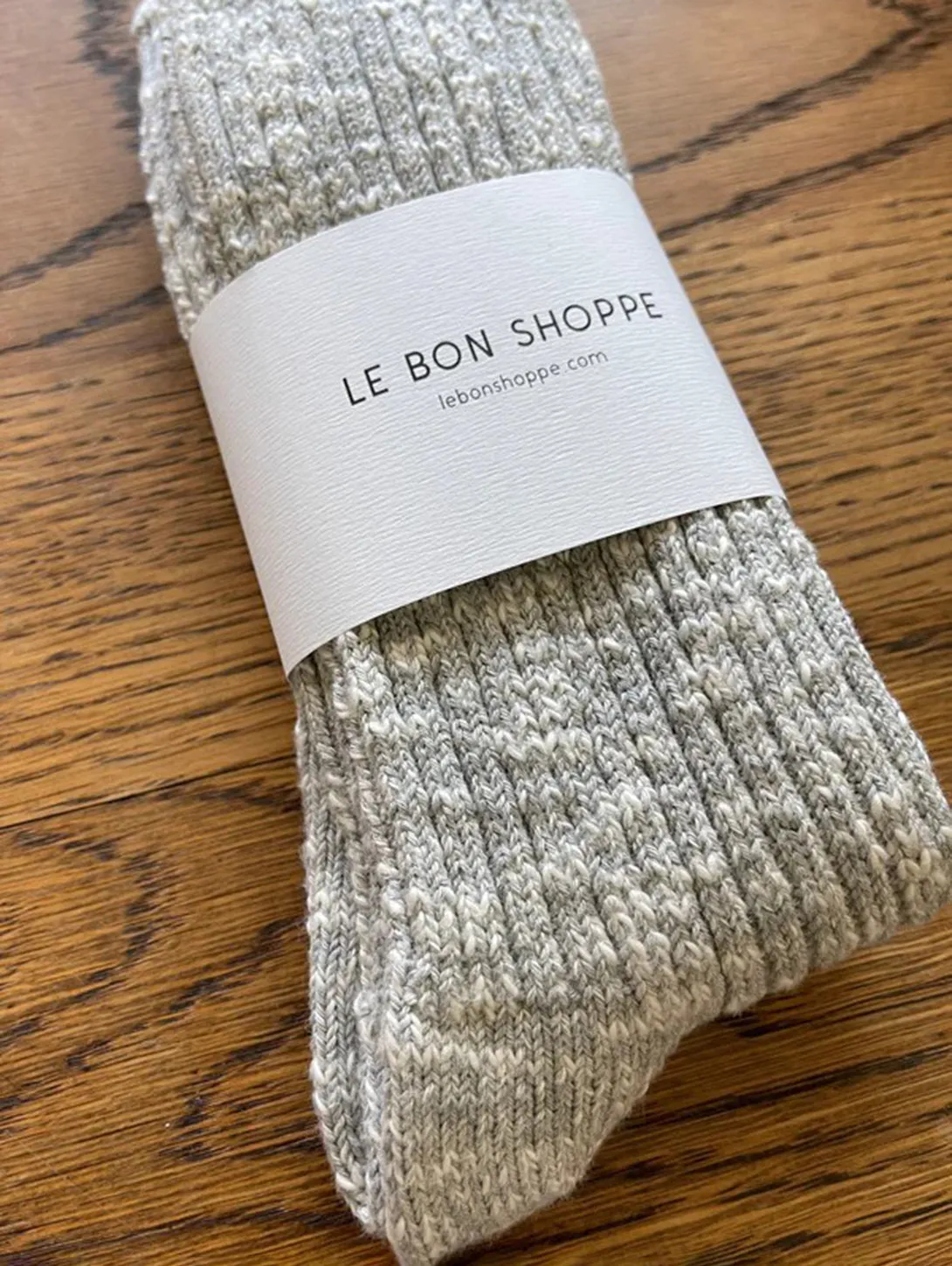 Cottage Socks - Heather Grey