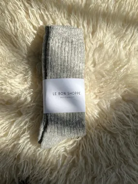 Cottage Socks - Heather Grey