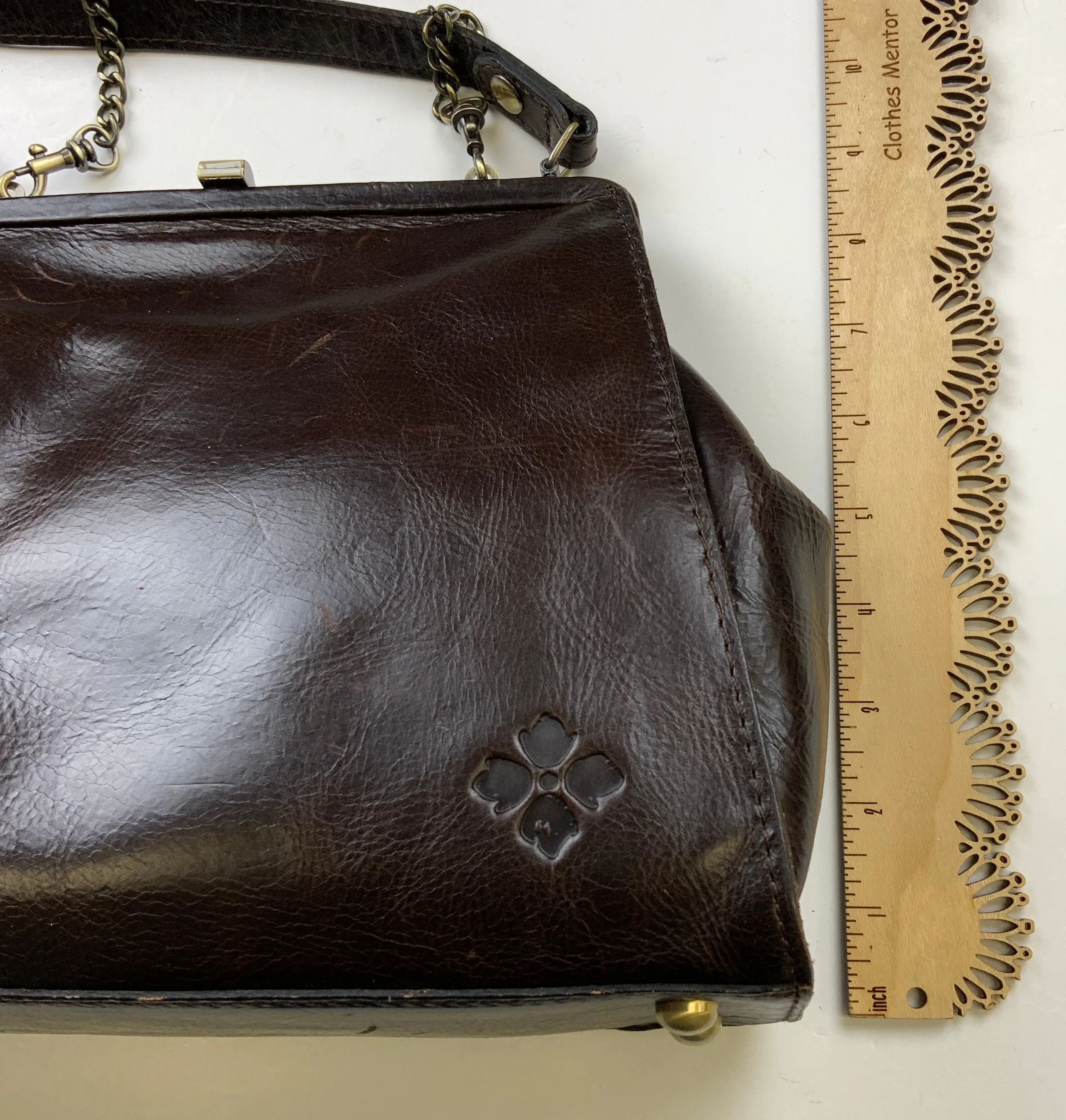 Crossbody Leather By Patricia Nash  Size: Medium