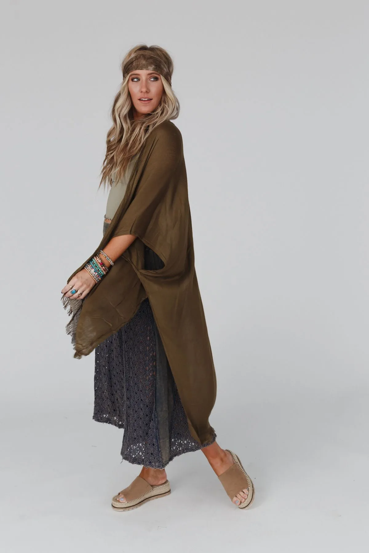 Day Dream Kimono - Olive