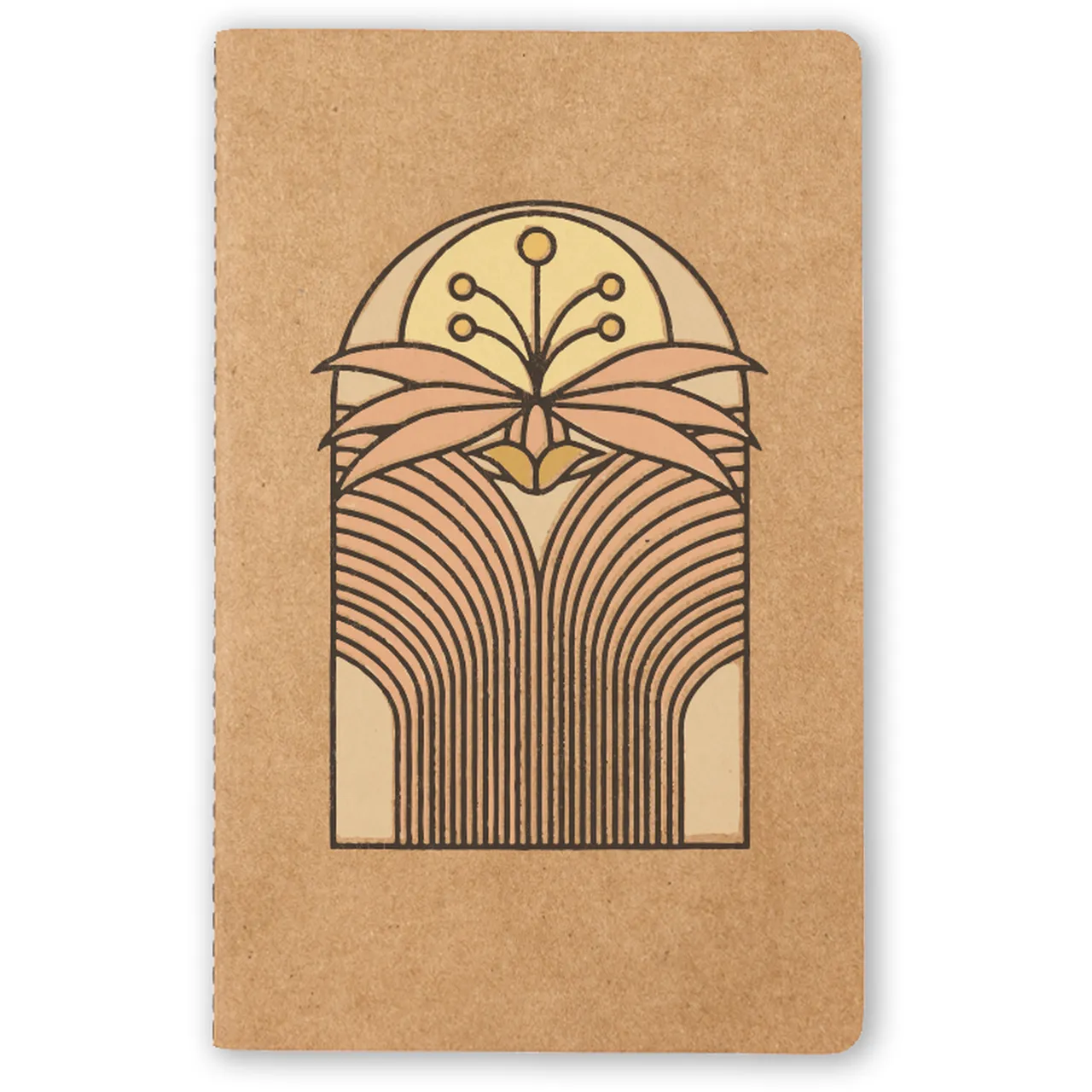 Desert Bloom Kraft Layflat Notebook