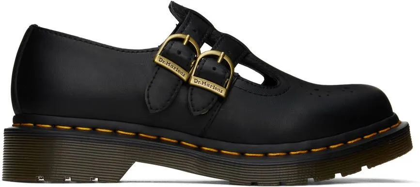 Dr. Martens Black Vegan 8065 Felix Mary Jane Oxfords