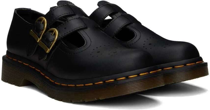 Dr. Martens Black Vegan 8065 Felix Mary Jane Oxfords