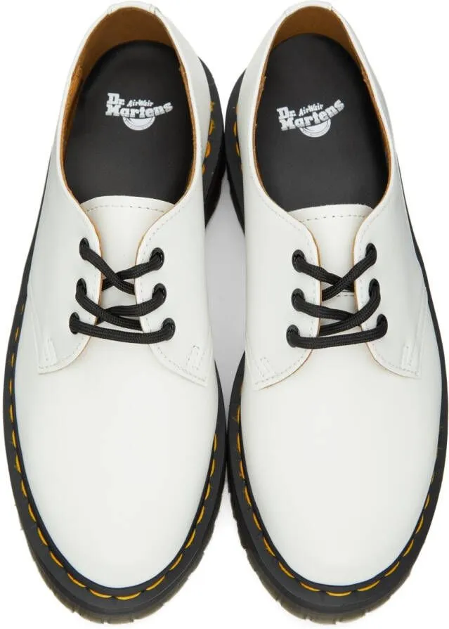 Dr. Martens White Smooth 1461 Platform Oxfords