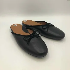 GENTLE SOULS Black Leather Mules Shoe Size 10 Shoes