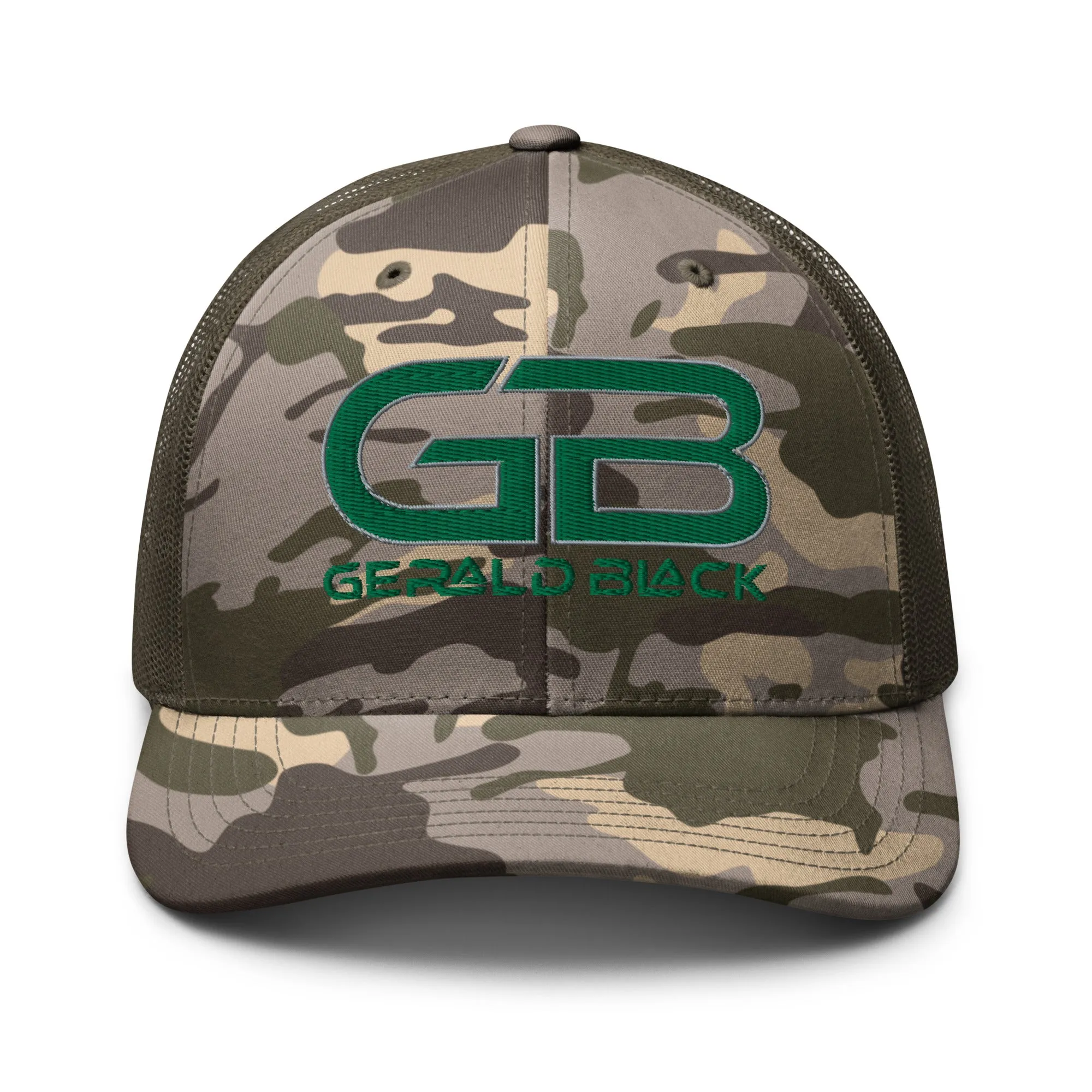 Gerald Black Camouflage Trucker Hat