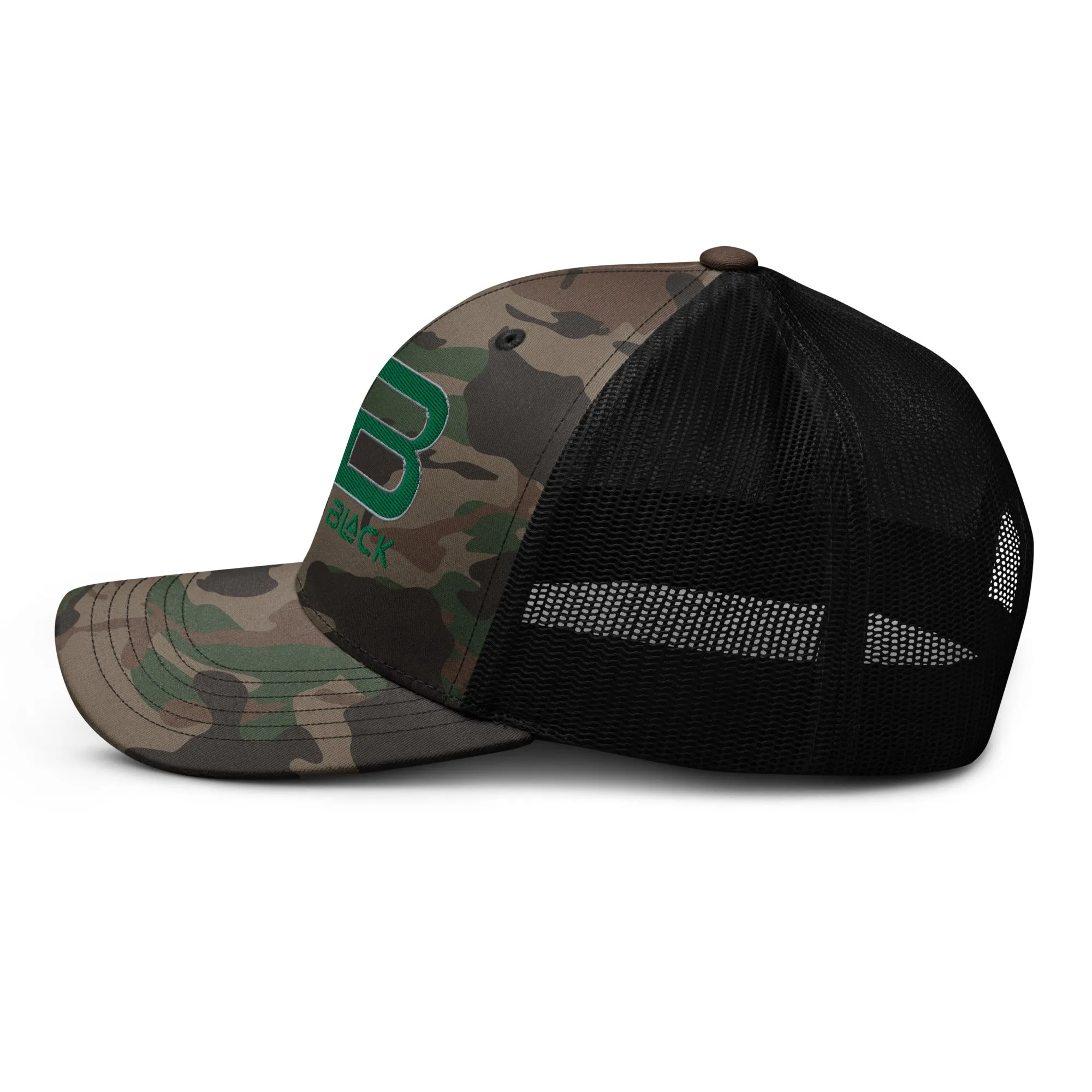 Gerald Black Camouflage Trucker Hat