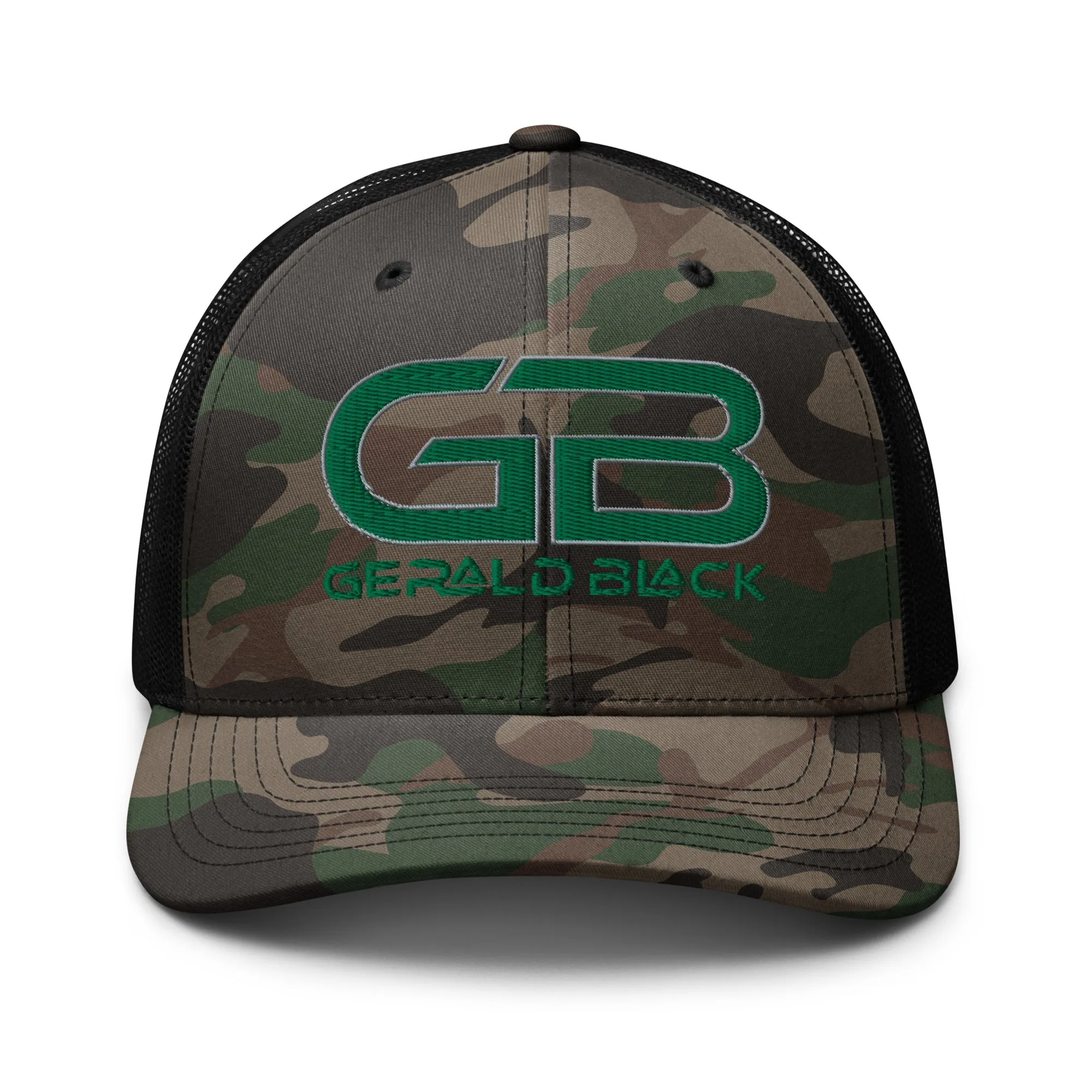 Gerald Black Camouflage Trucker Hat