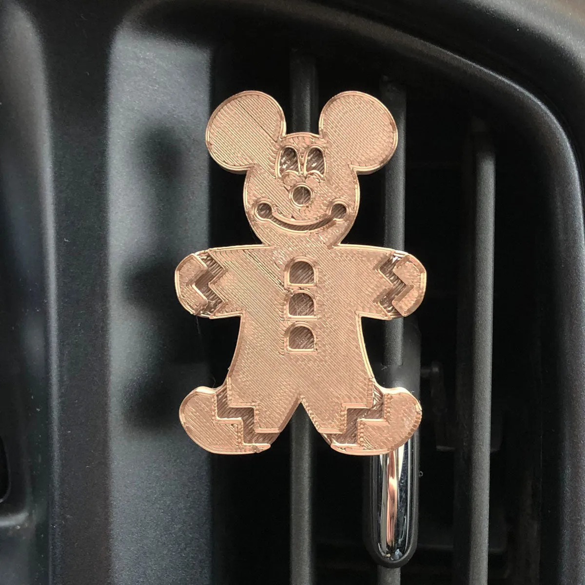 Gingerbread Mouse Car Character Clip - Vent Decor / Holder - CLEARANCE