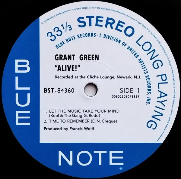 Grant Green ~ Alive!