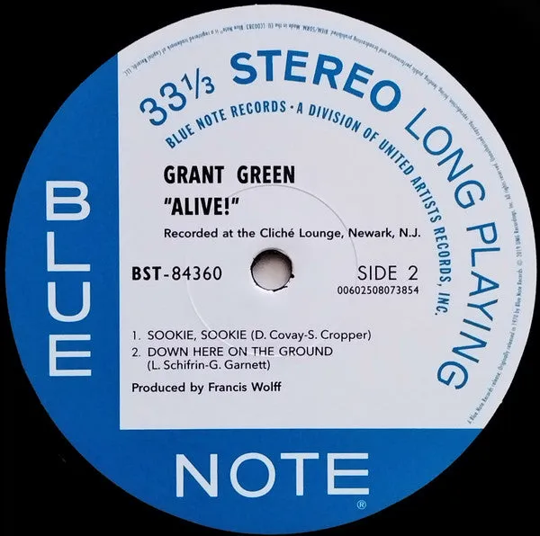 Grant Green ~ Alive!