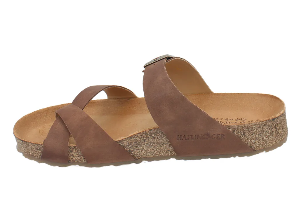 Haflinger Sandals Juno Brown