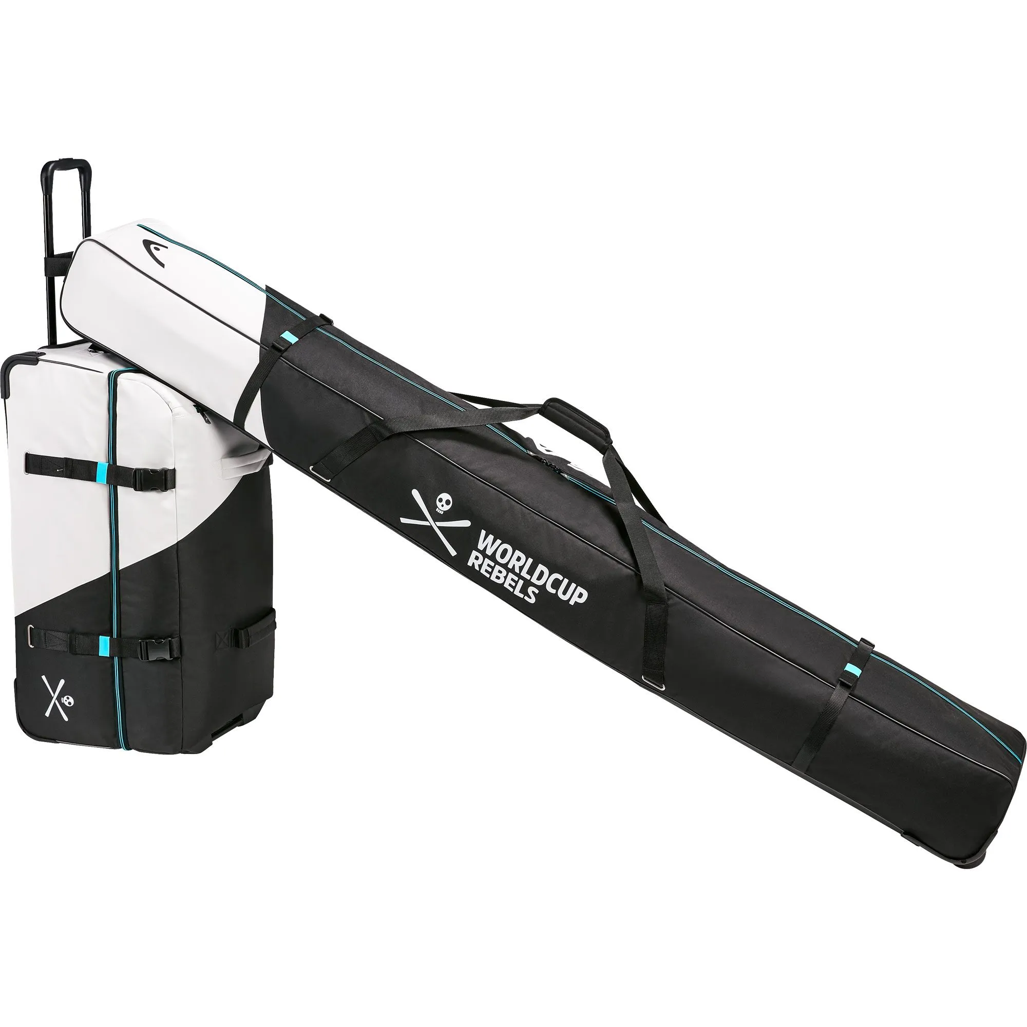 Head - Rebels Double Skibag for 2 Pairs of Skis black