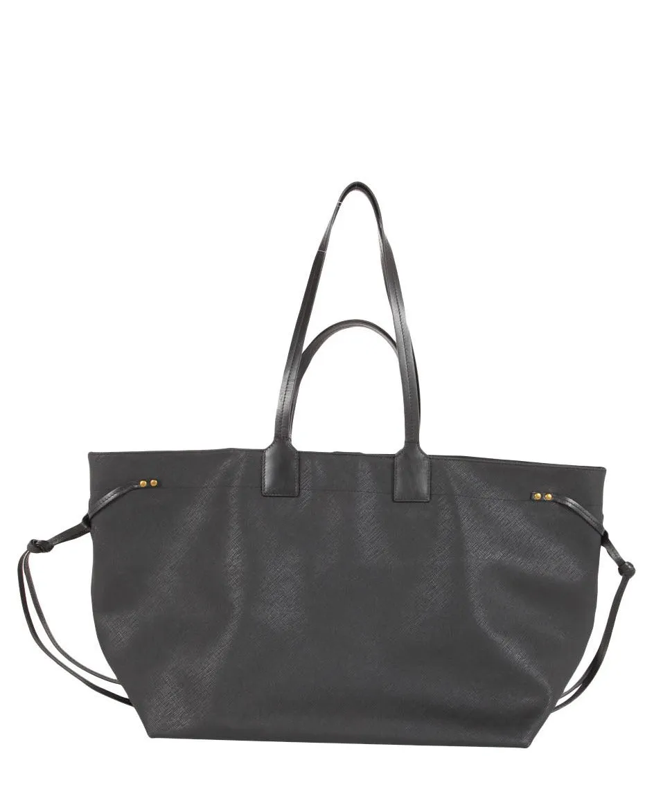 Isabel Marant Wydra Logo Embossed Tote Bag