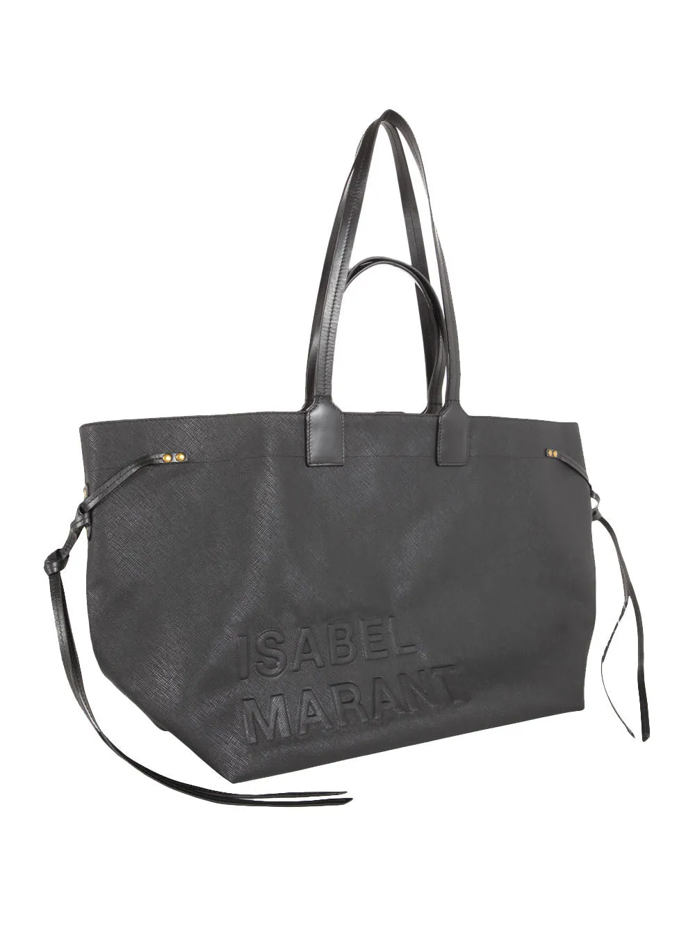 Isabel Marant Wydra Logo Embossed Tote Bag