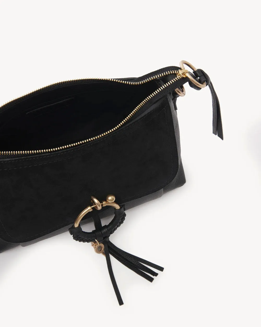 Joan Small Crossbody Bag in Black