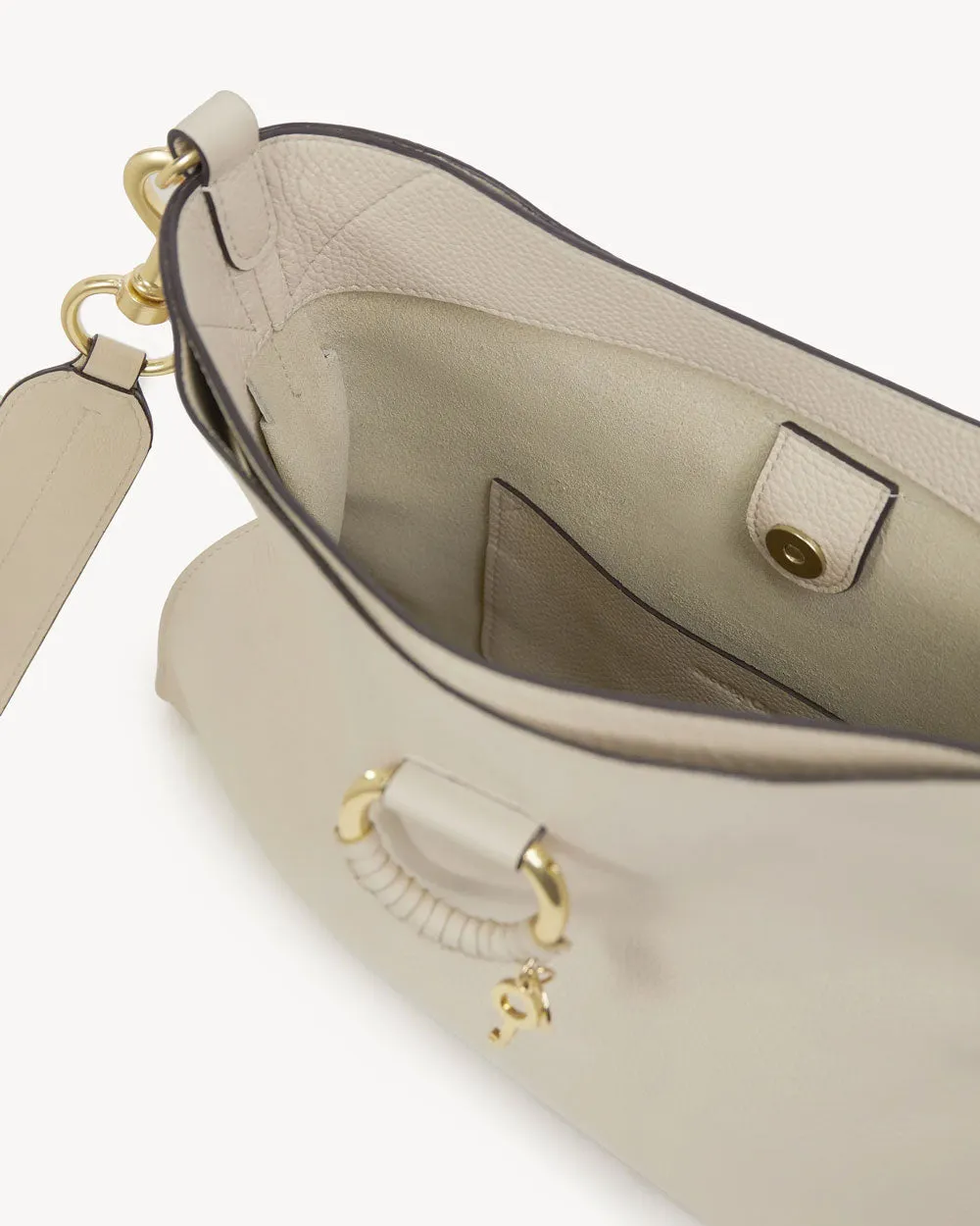 Joan Top Handle Bag in Cement Beige