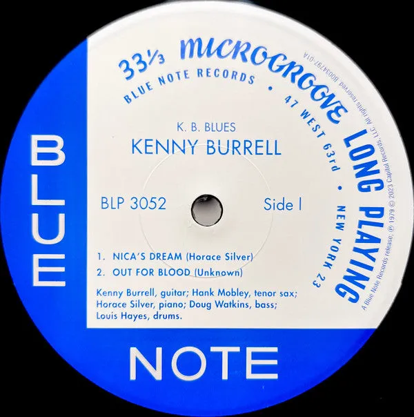 Kenny Burrell ~ K. B. Blues