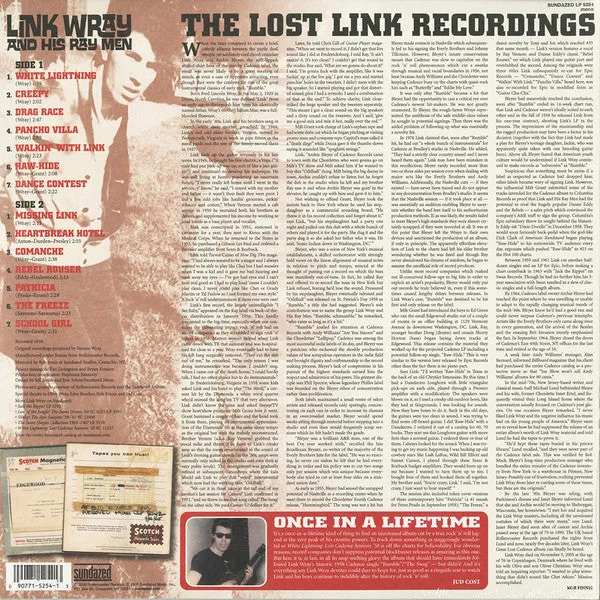 Link Wray ~ White Lightning: Lost Cadence Sessions ’58