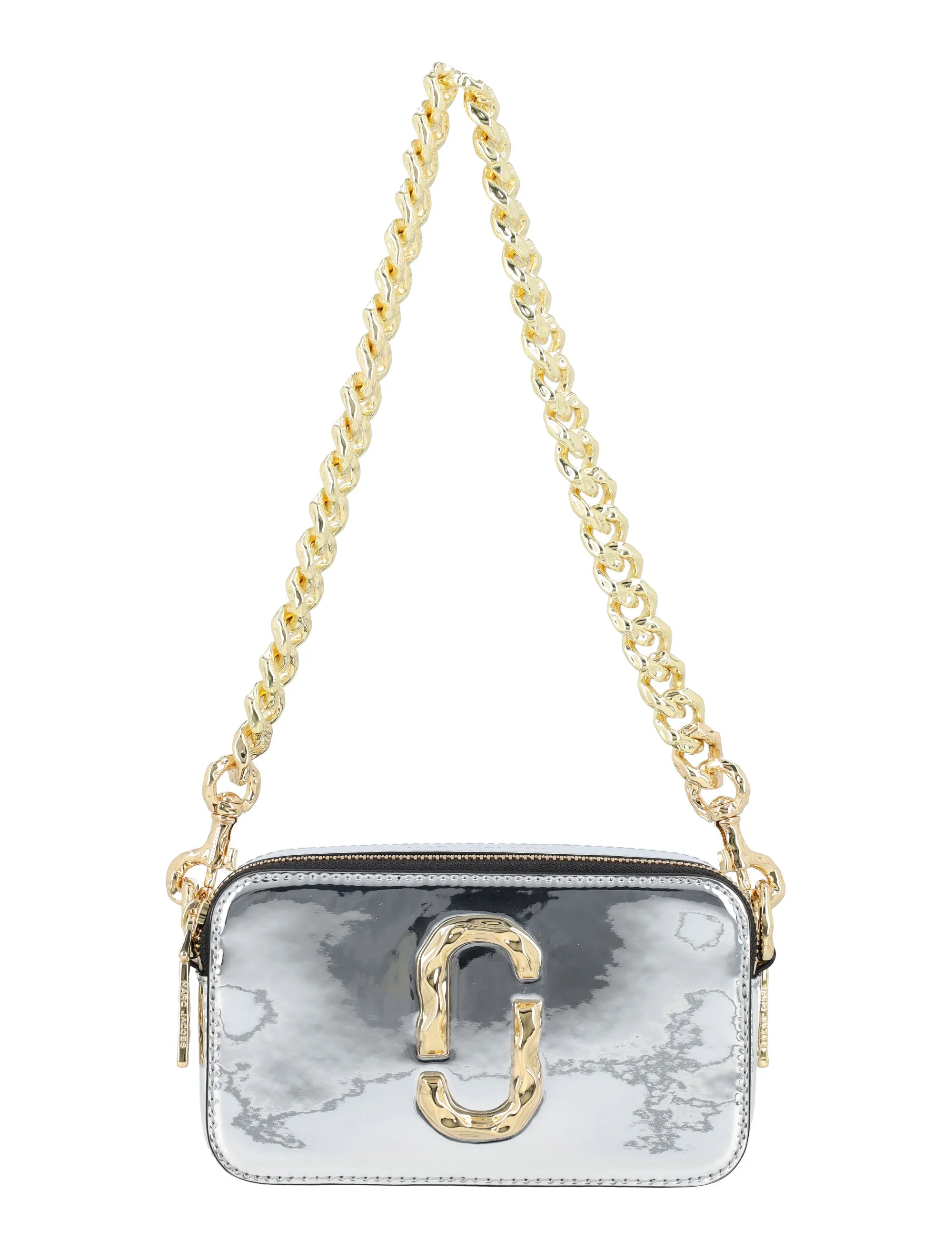 Marc Jacobs Snapshort Mirror Logo Plaque Shoulder Bag