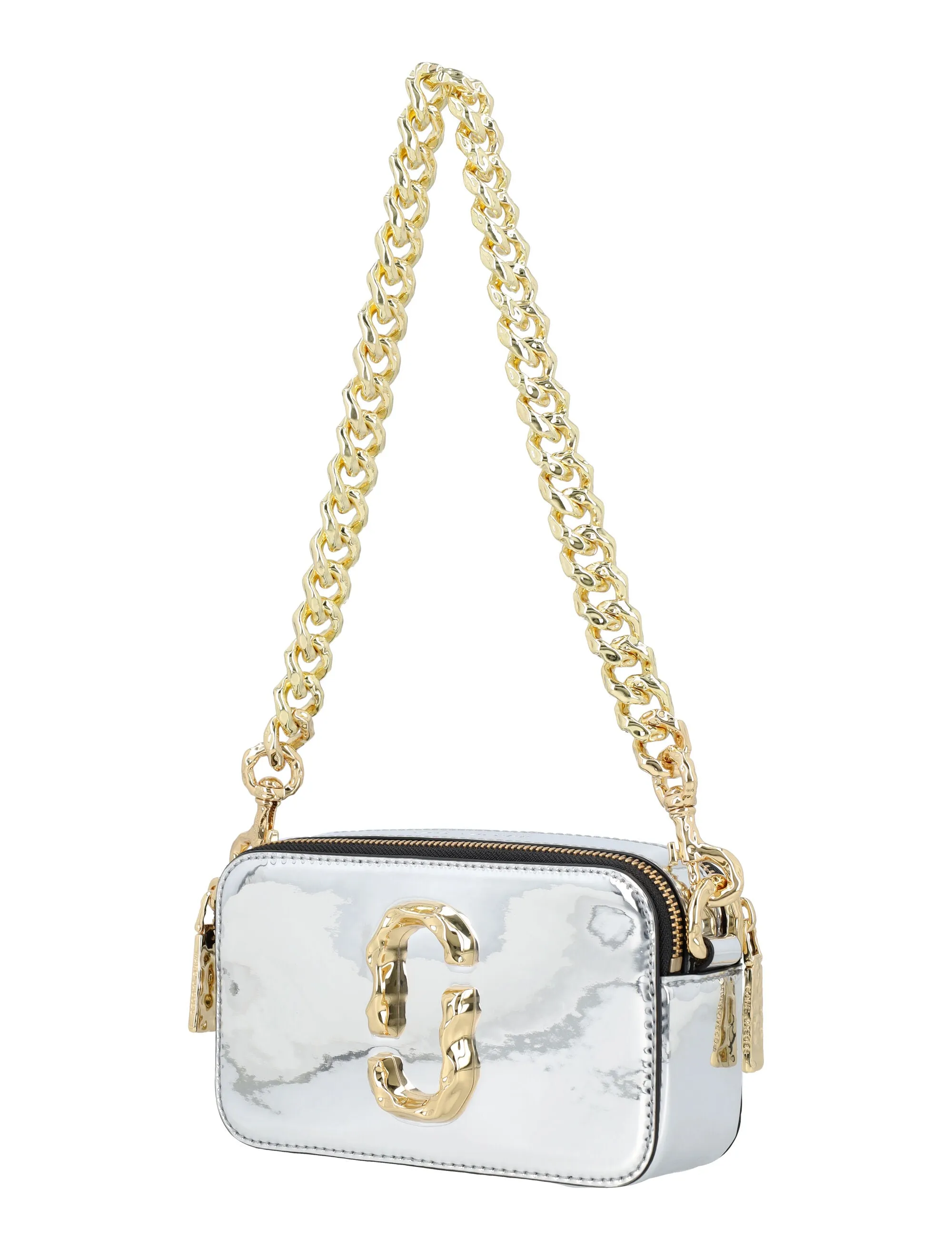 Marc Jacobs Snapshort Mirror Logo Plaque Shoulder Bag